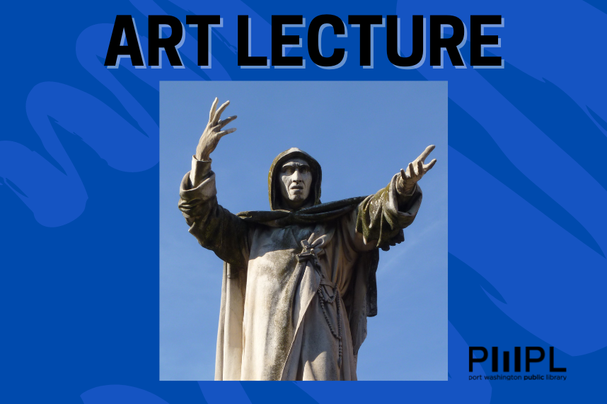 Art Lecture - statue of Savonarola