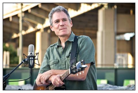 Dave Ruch with his guitar