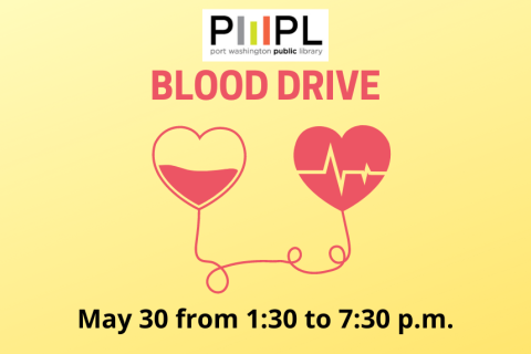 Blood Drive - May 30 from 1:30 pm to 7:30 pm