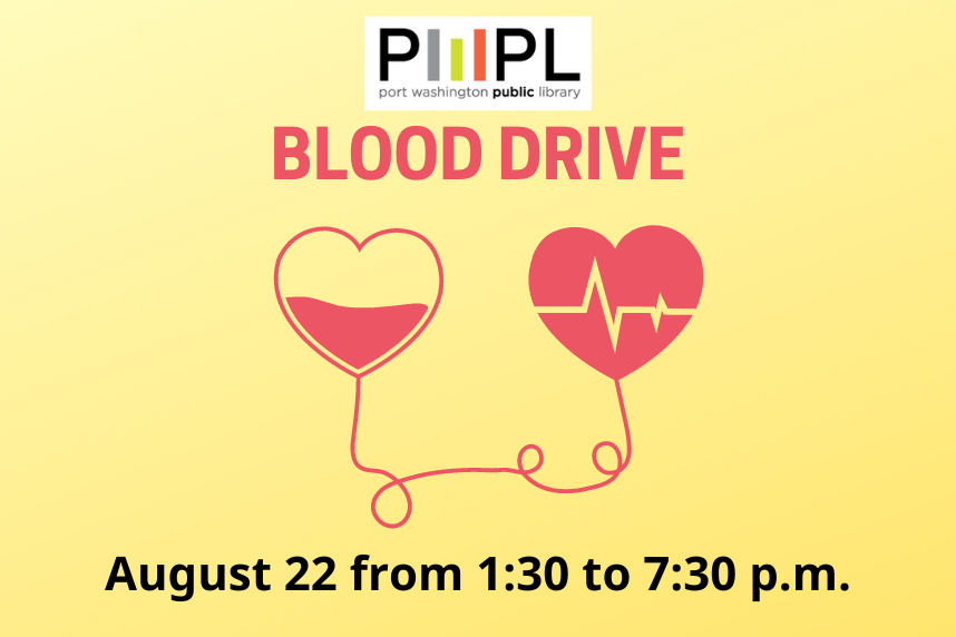 Blood Drive - August 22, 2024 from 1:30 to 7:30 pm